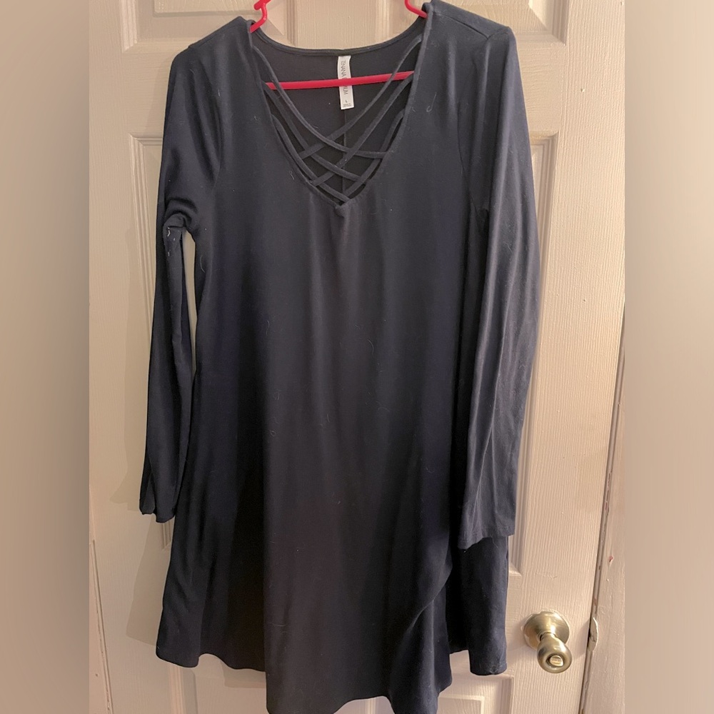 Navy Blue Tunic Dress